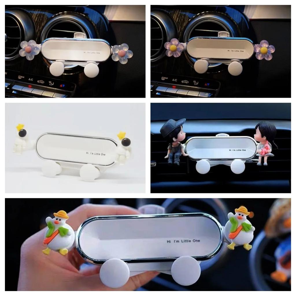 KJOY Автомобильный держатель для мобильного телефона с рисунком, автомобильный воздуховод, автомобильный держатель для салона автомобиля, навигация, фиксированная пряжка, многофункциональный продукт