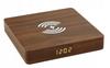 Wooden Qi Wireless Charger Alarm Clock