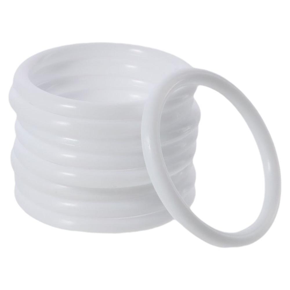 30pcs Plastic White Rings Hoops White Dream Catcher Circle for DIY Art Crafts