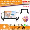 2Din Android автомобильное радио для Mercedes Benz ML W166 2012-2015 2Din автомобильное стерео GPS навигация видеоплеер Carplay Android Auto BT WIFI 4G