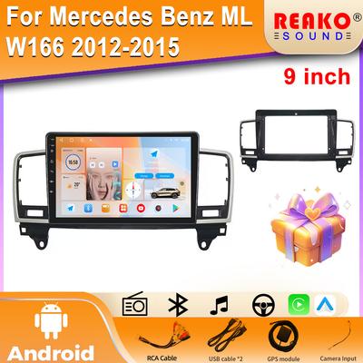 2Din Android автомобильное радио для Mercedes Benz ML W166 2012-2015 2Din автомобильное стерео GPS навигация видеоплеер Carplay Android Auto BT WIFI 4G
