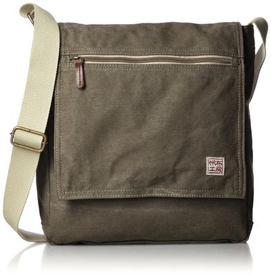 Канвасная сумка через плечо серия FLAP SHOULDER формата А4 Новый цвет 3X57 Хаки [Hampukobou]