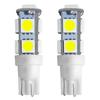 T10 W5W 5050 5SMD Белые внутренние фонари Светодиодные автомобильные фонари Клиновые лампы для чтения Супер яркие DC 12 В