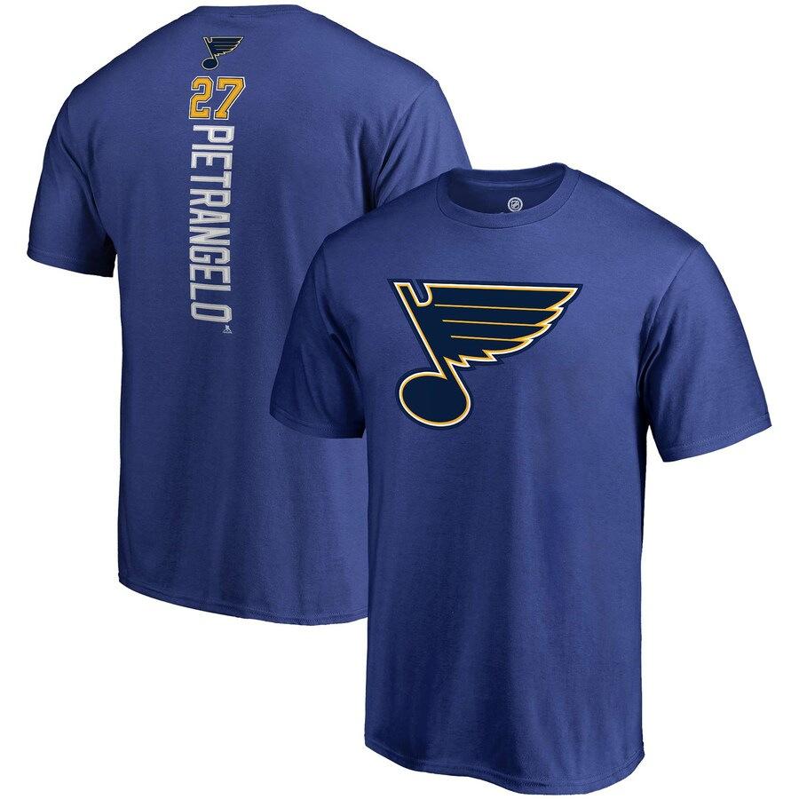 Supports NHL Blues ice hockey jersey T-shirt, American sports loose fit, plus-size quick-dry T-shirt, short sleeve