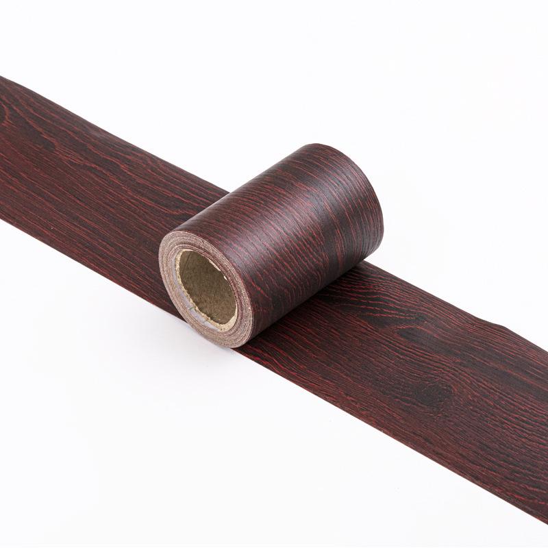 Самоклеящаяся накладка под дерево для плинтуса и дверной коробки - Водонепроницаемая наклейка для реставрации мебели и подоконников.