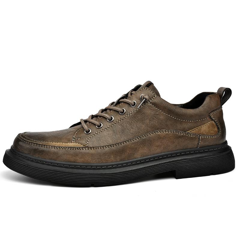 Мужская модная повседневная кожаная обувь Модельные туфли