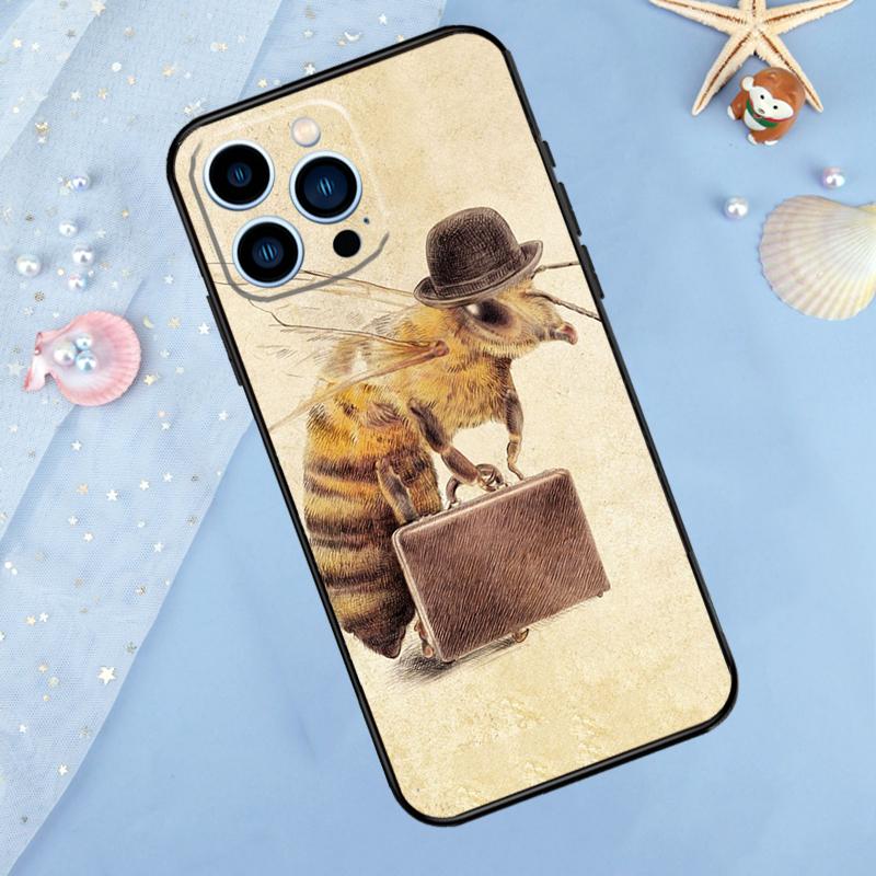 Чехол «Соты Медоносная Пчела» для iPhone 17 Pro Max 16 15 14 13 12 11 Pro Max Plus 12 13 Mini 16e 17 Air Задняя крышка