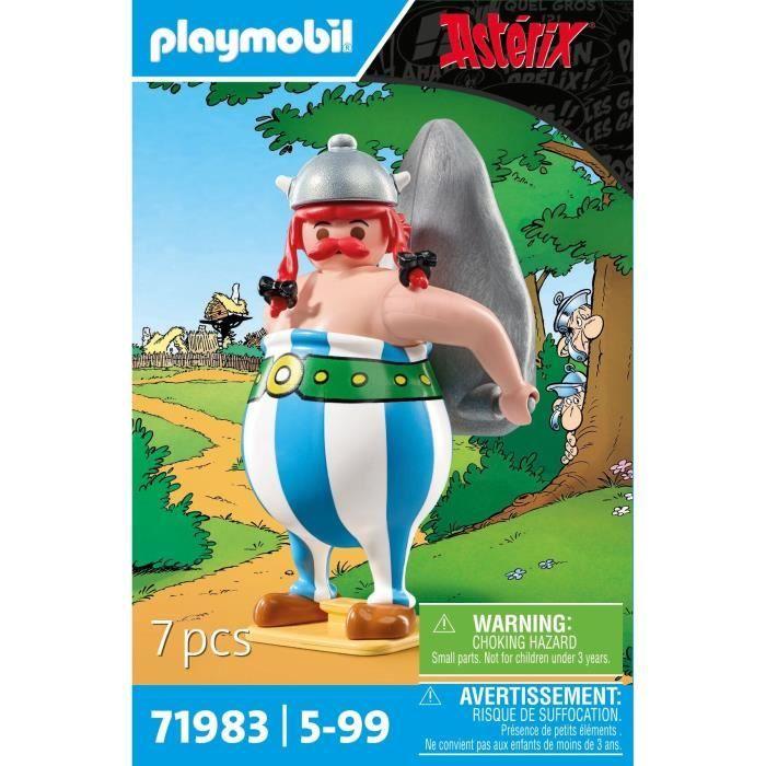 PLAYMOBIL 71983 Obélix et son ménhir, Astérix, Personnages de la BD, Dès 5 ans