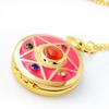 Мультяшные Аниме Сакура Карманные Часы Женские Кварцевые Часы Подвеска Аксессуары