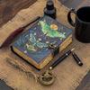 Leather Luna Moths and Morpho Butterfly Diary Prayer Pagan Witchcraft Supplies