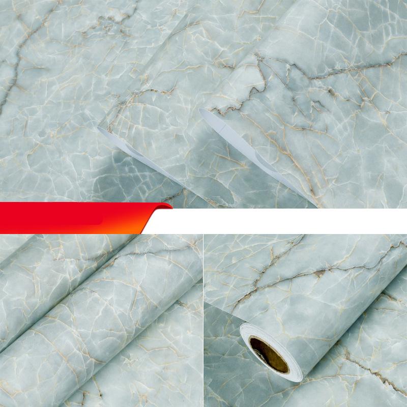 Водонепроницаемая контактная бумага для кухни, декоративная пленка, домашний декор, ширина 40 см, мраморные самоклеящиеся обои, виниловые наклейки на стену