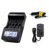LiitoKala Lii-500 4 Slots Intelligent Battery Charger Kit with Car Charger AU Adapter for 3.7V