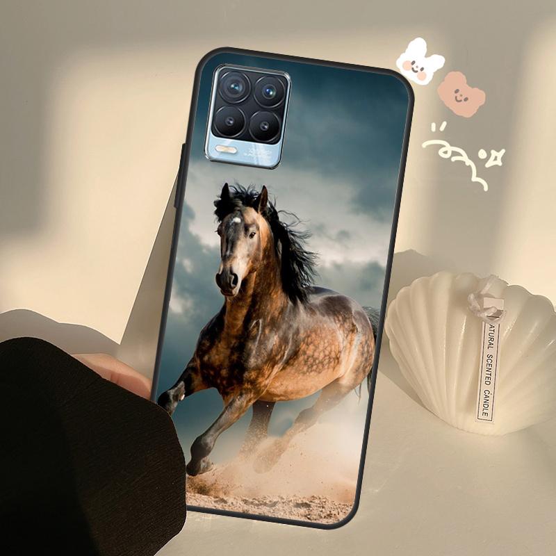 Чехол Horses Running For OnePlus 10 Pro 9 Pro 8T Nord2 9R для Realme GT 2 Pro 7 8 GT Neo2 9i 8i C21 Coque