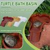 Turtle Pond Feeder, Turtle Pond Water Dish With , Reptile Water Bowl With Ladder, Patio Shower Tray