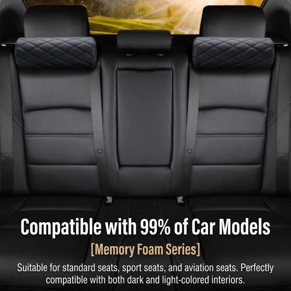 High-Density High‑Resilience Sponge Car Neck Pillow Headrest Pillow  Most Car Seats