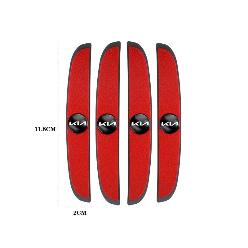 BXBPN1 4Pcs Car Anti-Collision Strip Car Door Anti-Scratch Protector Stickers For Kia Morning Picanto Rio Ray Sorento XCeed Soul Cerato