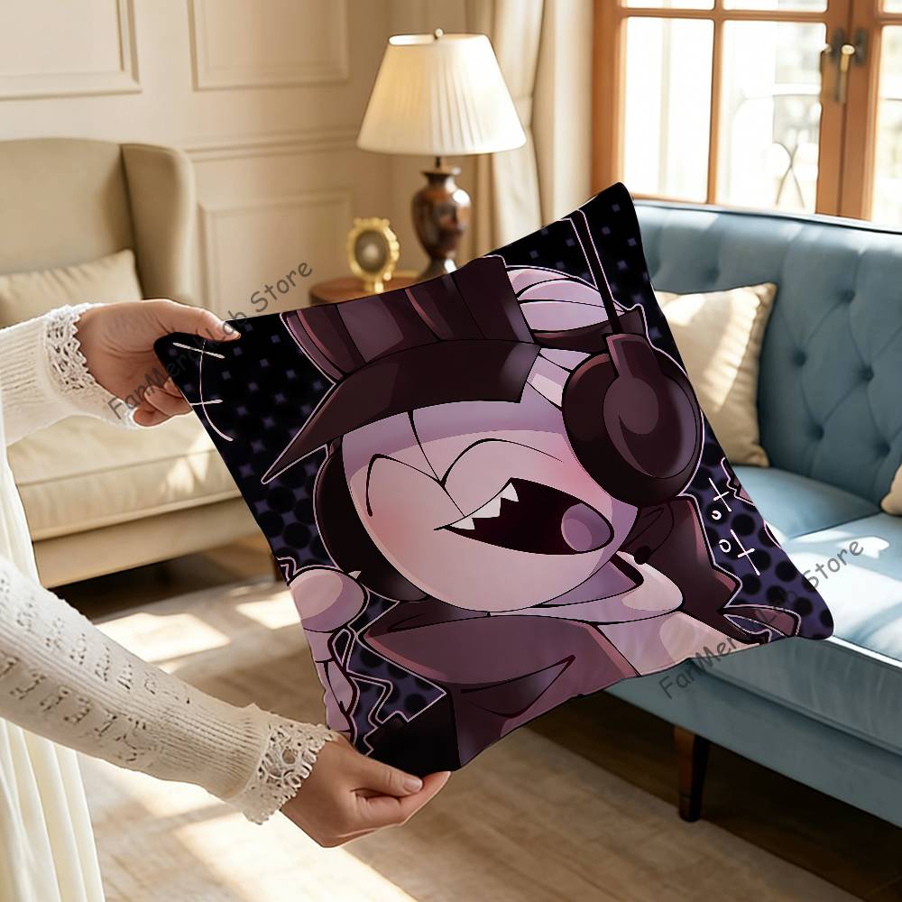 Anime HHank SSharkrobotS Pillowcase Pillowslip Cushion Plush Boys Girls Cartoon Anime Kawaii Decoration Kids Birthday Gifts