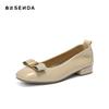Senda Fashion Shoes Women's 2025 Autumn New Intellectual Commuter Coarse Heel Shallow Mouth Single Shoe WP044CQ5