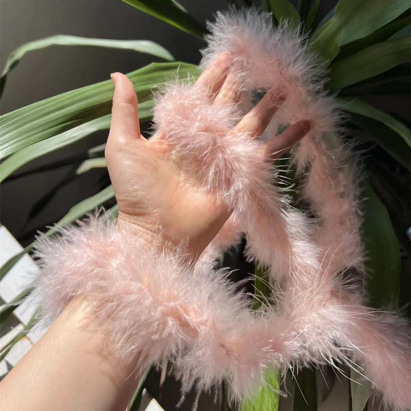 Красочные полоски перьев индейки для поделок и рождественских украшений