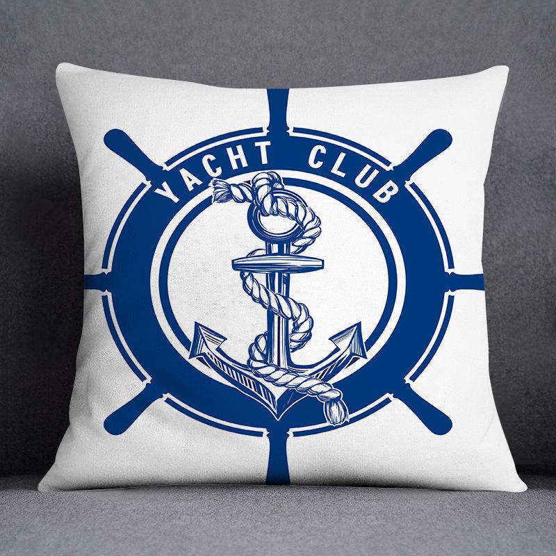 Pillowcases Home Office Decor Cushion Covers Blue Mermaid Sailor Marines