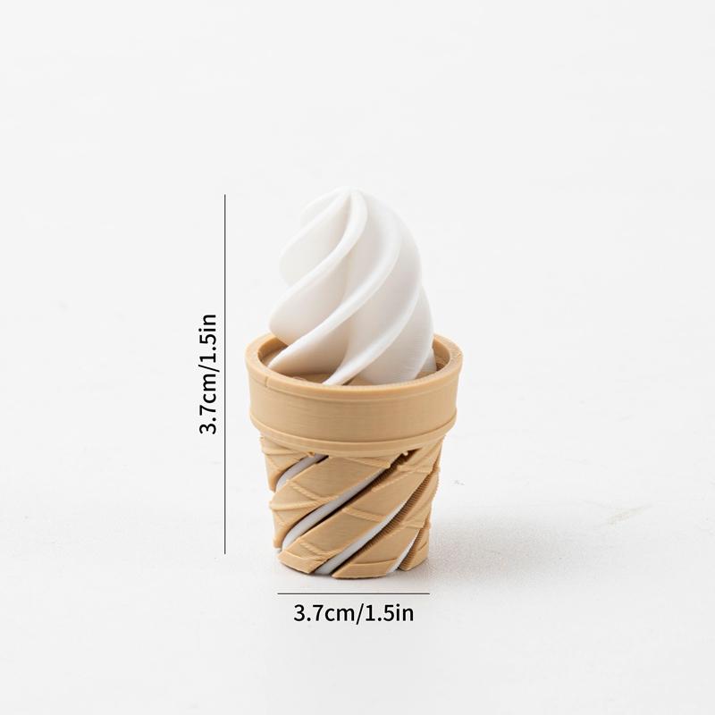 3D Printed Spiral Cone Impossible Passthrough Fidget Toy Three-Dimensional Spiral Decompression Spinning Ornament Relief Toys