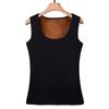 Plus Size M-5XL Velvet Women Vest Sexy Winter Clothing Thermal Underwear Warm Body Tops Sleeveless Solid Slim O Neck Undershirt