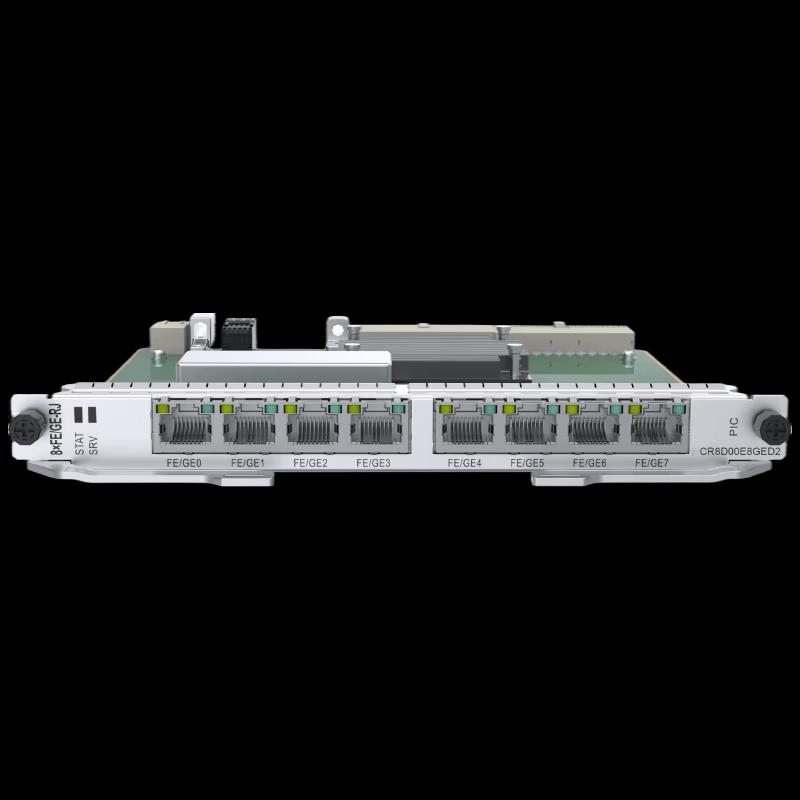 HUAWEI CR8D00E8GED2 8-Port 100/1000Base-RJ45 PIC