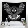 Креативный декоративный гобелен с совой, украшение для офиса, гостиной, настенный гобелен для дома