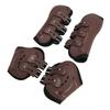 Horse Leg Guard Shock Absorption Protective Lightweight Adjustable Horse Front Hind Leg Boots for