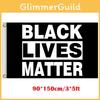 Яркий флаг Black Lives Matter размером 3x5 футов, изготовленный из легкого и прочного полиэстера