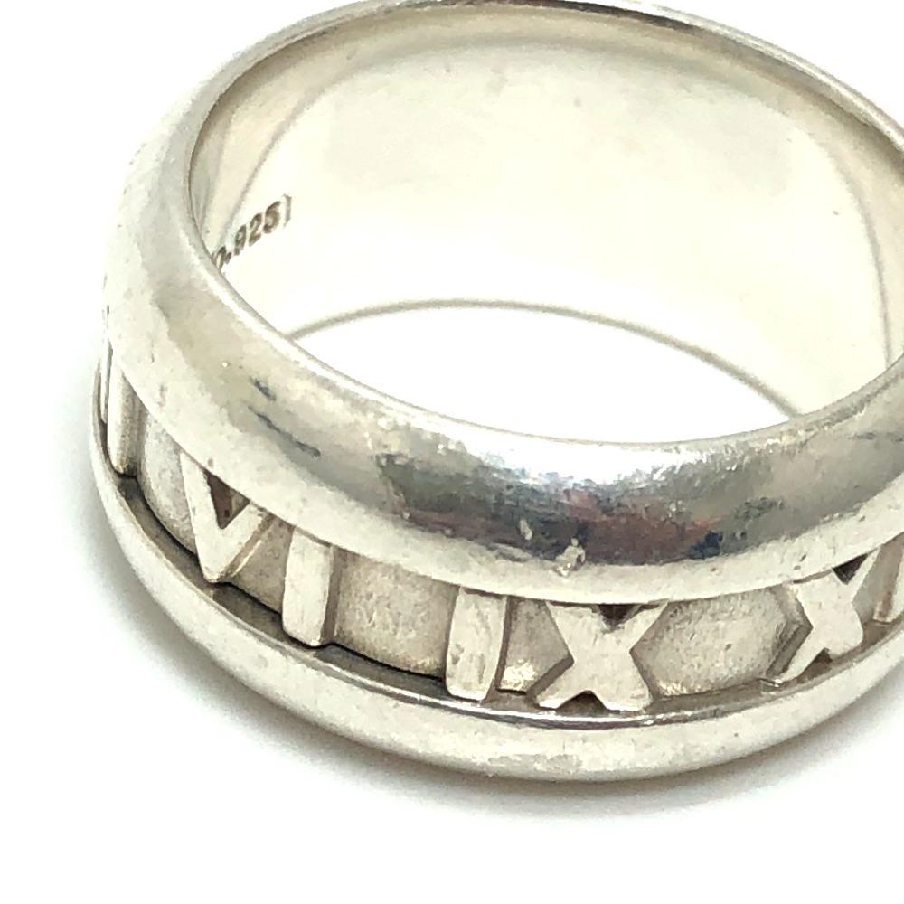TIFFANY&Co. Atlas 2003 Wide Accessory Jewelry Ring SV925 Silver