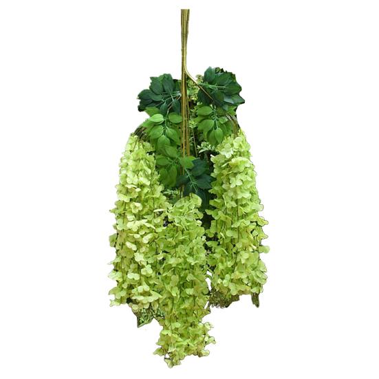 Искусственная глициния, лоза, для помещений и улицы, настенное подвесное украшение, гирлянда из искусственных шелковых цветов, для дома, свадьбы, вечеринки, фестиваля, имитация цветочного декора