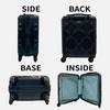 Чемодан размера S 1 ночь 2 дня 2 ночи 3 дня 37 л Стопор колес Бесшумные колесики Внутренняя отделка из обработанной ткани Гарантия 10 лет Сделано в Японии Чехол для переноски