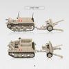 British Bren Machine Gun carrier/Bofors Anti-aircraft gun/Morris Artillery Tractor Building Block Toy, Ideal Birthday Gift