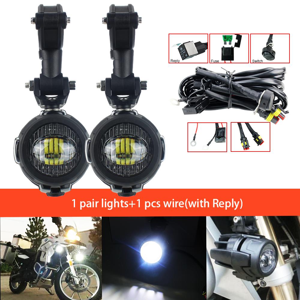 Светодиодные противотуманные фары для мотоциклов, вспомогательные фары для BMW R1200GS LC R 1250GS R1250GS F800GS GSR1200 F850GS F750GS Adv