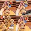 Adorable Jinnew Capybara Plush Keychain Accessory Sports Theme Cute Gift Idea