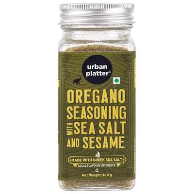 Urban Platter Приправа «Орегано» с морской солью и кунжутным порошком, (Продукт Греции, греческая морская соль, средиземноморские травы, сезонные овощи),230 грамм