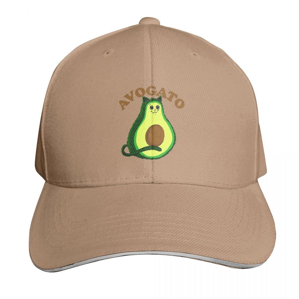 Avogato Cat Cute And Funny Aguacate Gato Cap Fashion Casual Baseball Caps Adjustable Hat Hip Hop Summer Unisex Baseball Hats