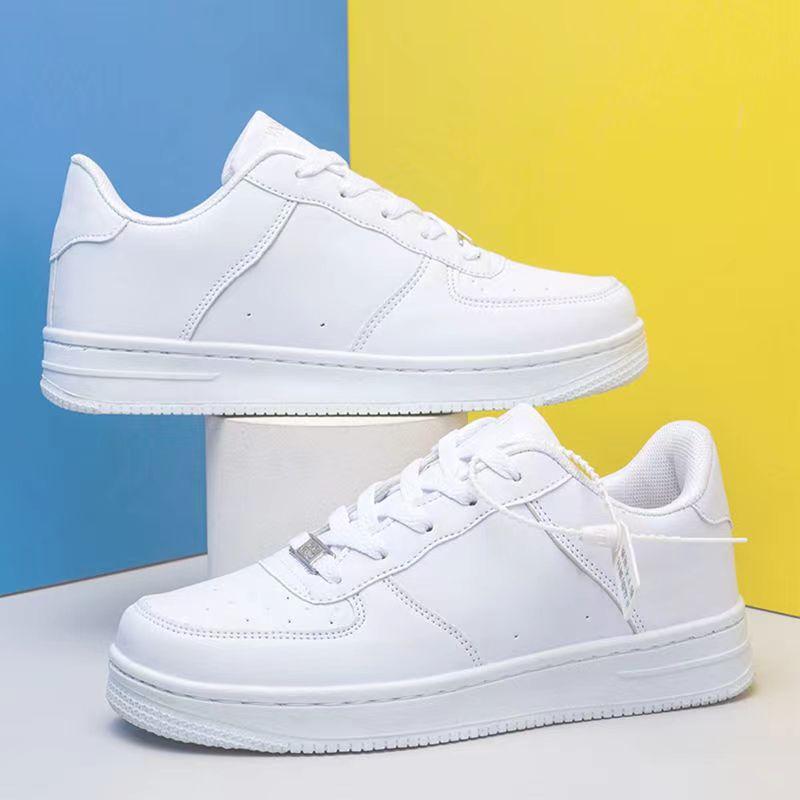 New White Shoes Four Seasons Men and Women Casual Sports Shoes Low Top Simple Casual Couple Shoes