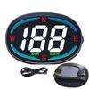 GPS Digital Speed Meter Head Up Display Vehicle Speed Compass GPS Smart Gauge Speedometer With Overspeed Alarm For Cars Trucks