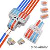 Mini Fast Connectors LT933 Series Junction Box 2/3/4/5/6/8 Pins Din Rail Spring Electrical Wire Cable Push-in Splicing Connector