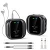 XIAOKOA Wireless In-Ear Monitors, Wireless System with Transmitter and Receiver, Receiver-Transmitter Set, Transmitter and Beltpack Receiver,