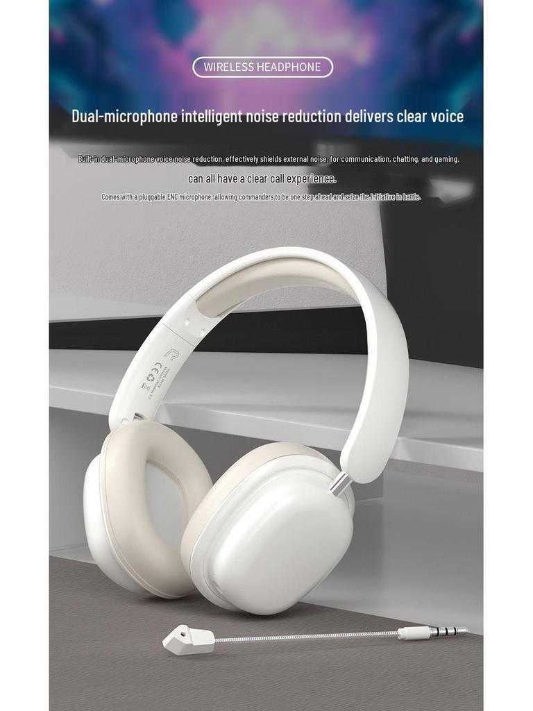 Новые популярные игровые полноразмерные Bluetooth-наушники с микрофоном и большой батареей