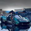 ДКМ 1:32 Суперкар Pagani Huayra Металлические Модели Машин и Игрушечные Транспортные Средства Амортизатор Звук Свет Коллекция Игрушечные Машинки Подарок