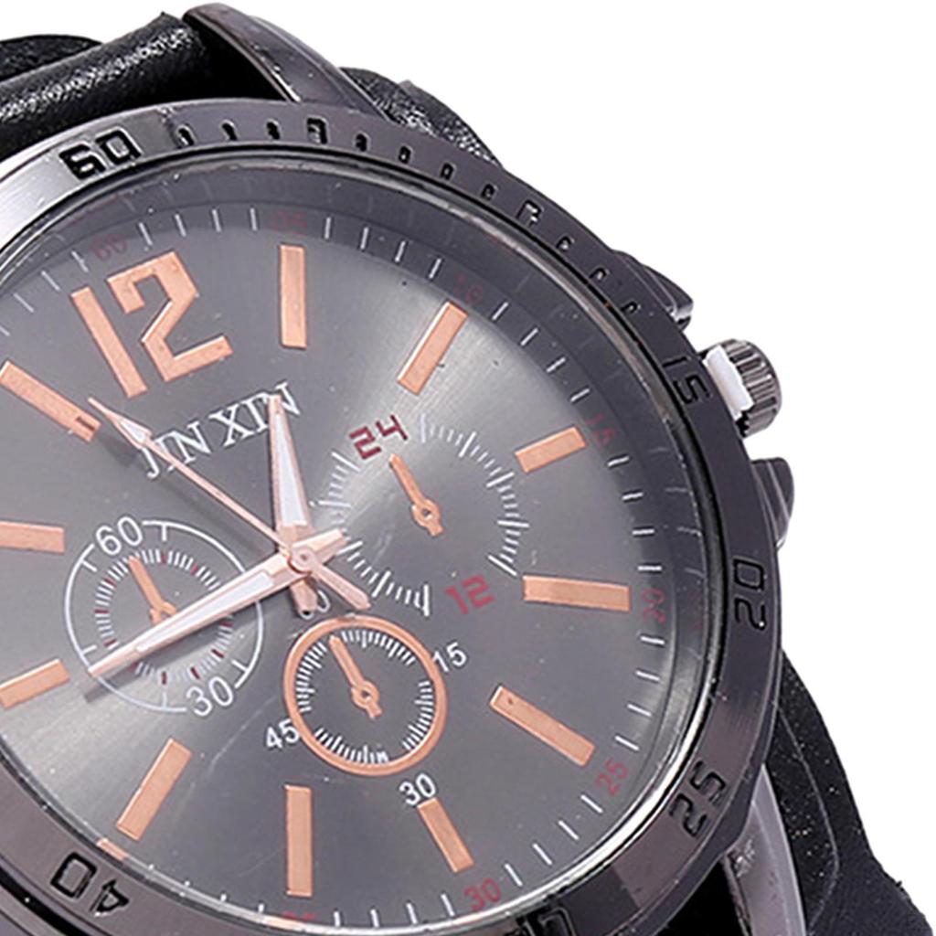 Мужские наручные часы-манжета, модный кожаный браслет, мужские наручные часы для парня на день рождения