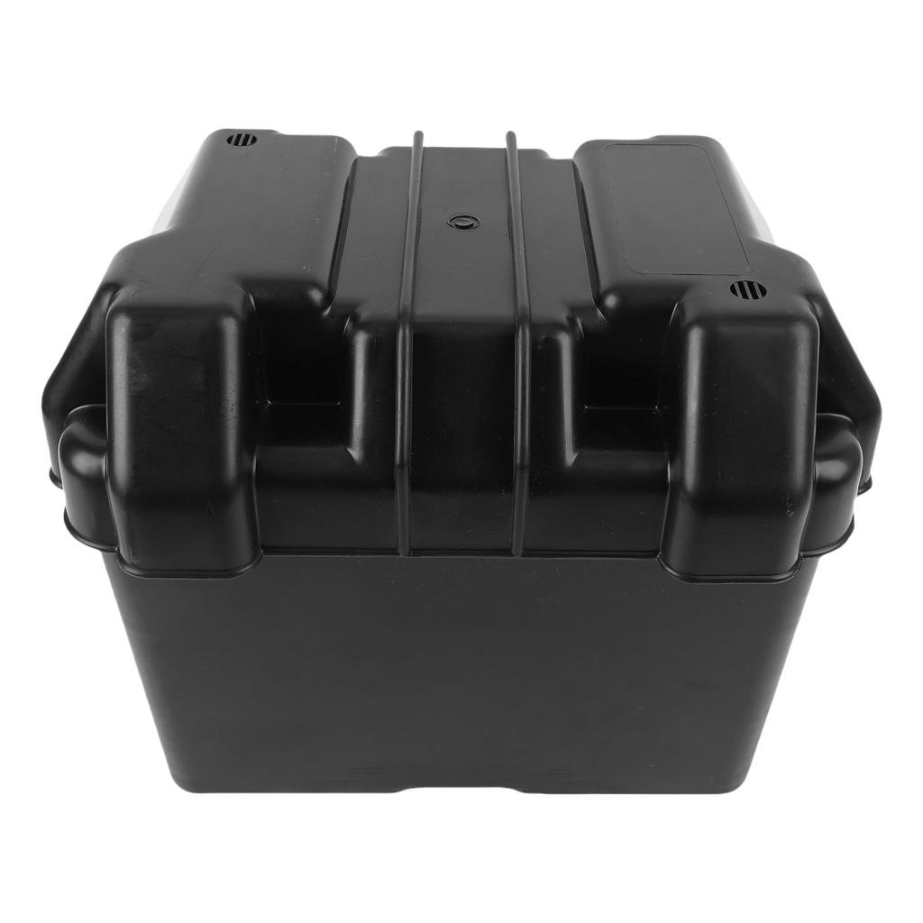 Морской аккумуляторный ящик Сверхпрочный 12В Аккумуляторный кейс с ремнями и фурнитурой для дома на колесах, автомобиля, лодки, туристического прицепа