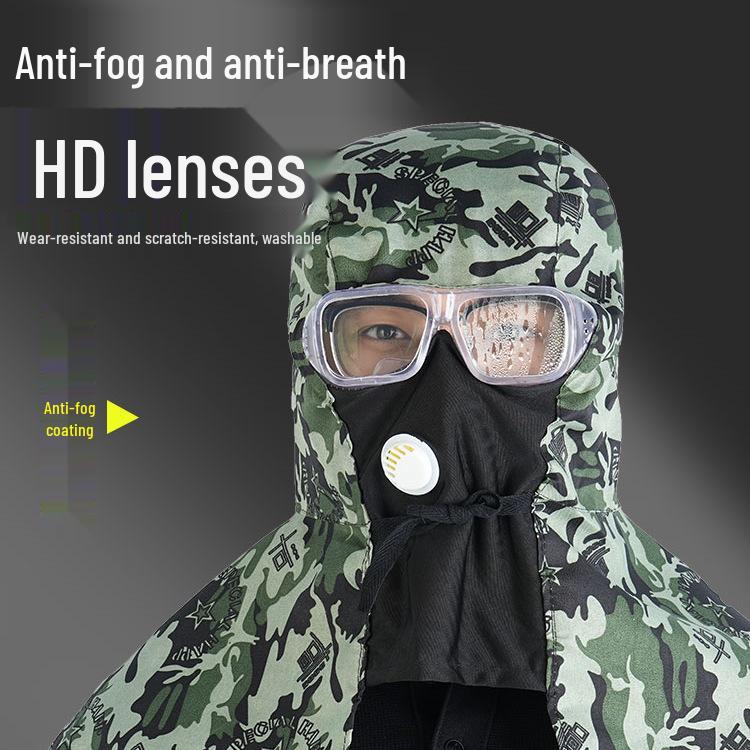 Промышленная пыленепроницаемая маска для лица и шаль для шлифовки, защита от пыли, идеально подходит для строительства и химического использования