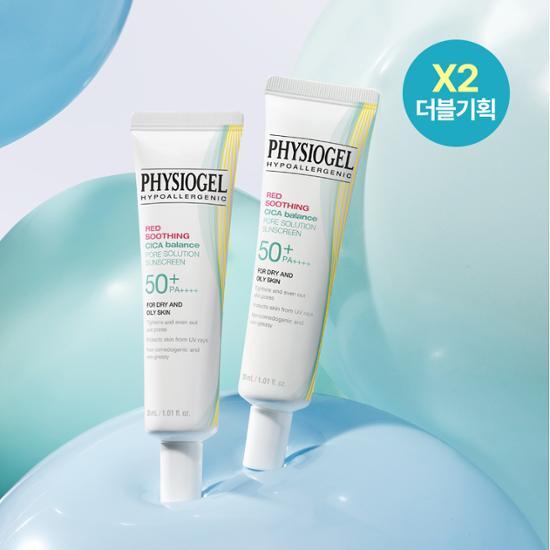 Physiogel Солнцезащитный крем Cica Balance Pore Solution 30 мл Double Plan