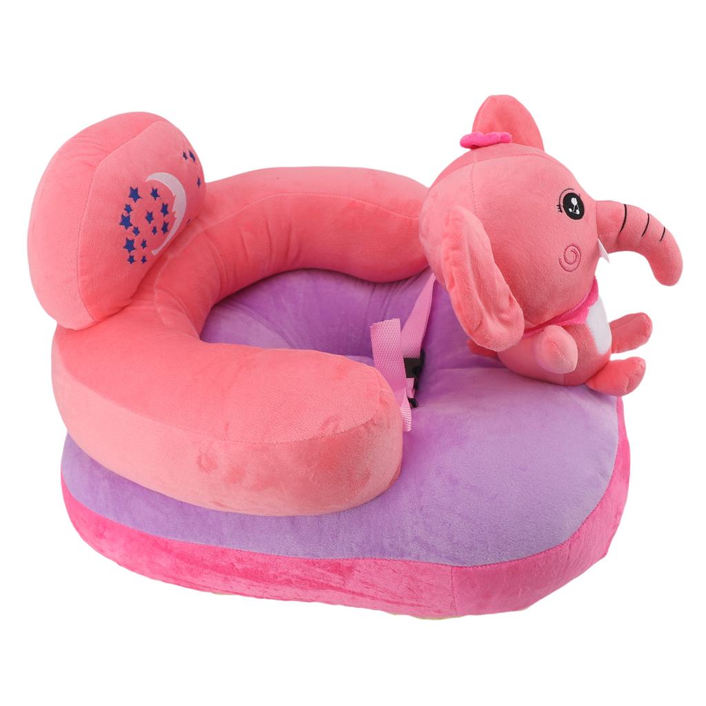Cartoon Baby Support Seat Plush Adjustable Stable Children Learn Sitting Seat for Home Calf