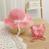 Summer Children's Sun Protection Beach Straw Hat  Princess Girl's Vacation Woven Sun Hat